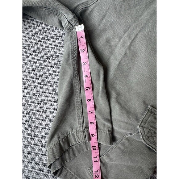 Carhartt Cargo Shorts Size 36 Loden Green B164LDN Canvas Workwear y2k Distressed - Picture 12 of 16